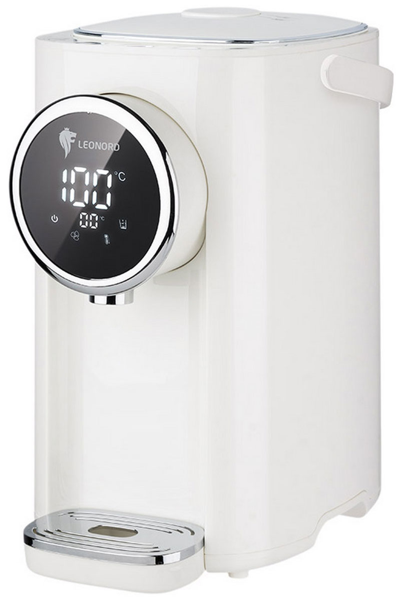 Термопот Leonord LE-1542, 5 л, LED-дисплей, Белый детальное изображение - 1