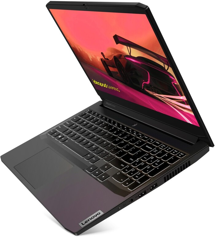 Ноутбук Lenovo IdeaPad Gaming 3 15ACH6, 82K201KPUK, RAM 8 ГБ, SSD 512 ГБ, Черный №4