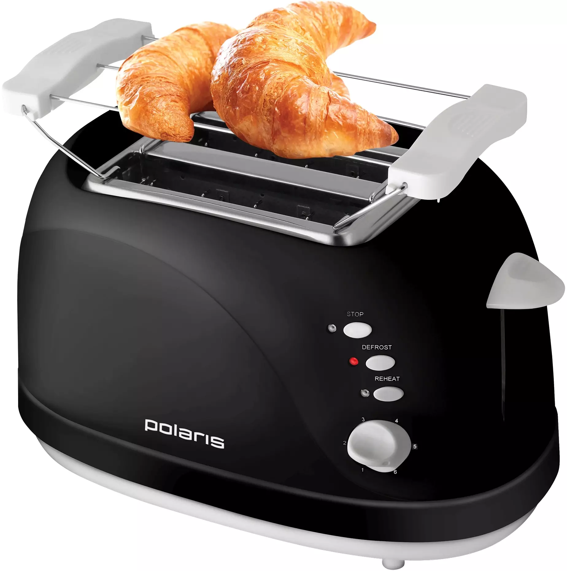 Тостер Polaris PET 0702L, Черный детальное изображение - 3