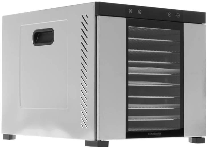 Сушилка для овощей Rommelsbacher DA 1000, 1000 Вт, Серебристый детальное изображение - 2