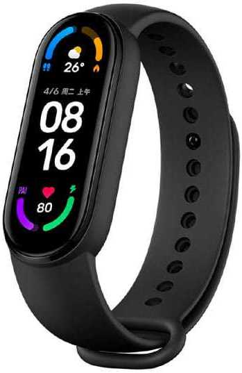 Фитнес-браслет Xiaomi Mi Band 6, Черный детальное изображение - 1