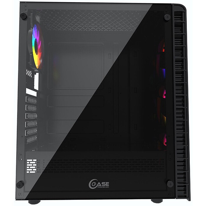 Корпус Powercase Mistral Z4С Mesh LED, Черный детальное изображение - 5