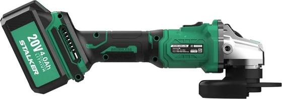 Бесщеточная аккумуляторная угловая шлиф машина ALTECO STALKER AG20-125 Li BL 69832, 125 мм, 8500 об/мин детальное изображение - 2