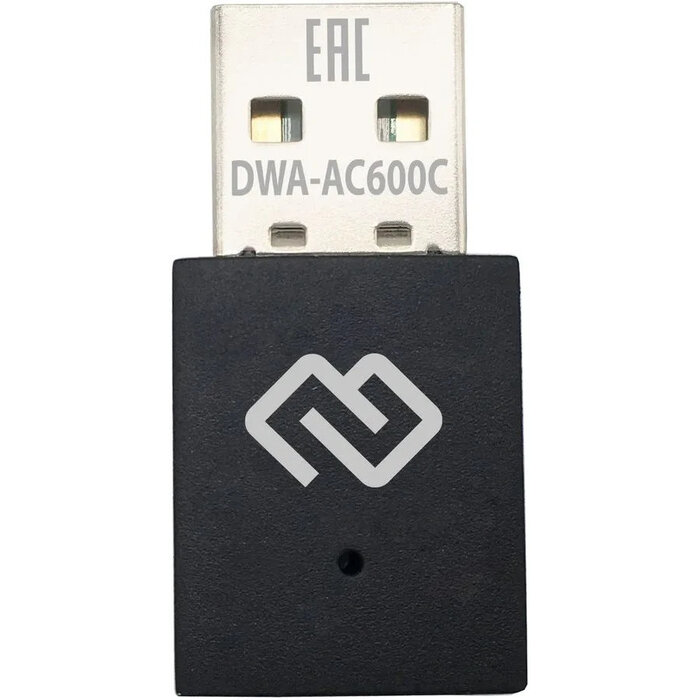 Wi-Fi адаптер Digma DWA-AC600C, Wi-Fi 5, Черный №2