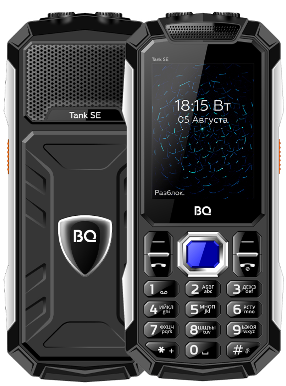 Мобильный телефон BQ 2432 Tank SE, 32 Мб, Зеленый, Dual mini-SIM детальное изображение - 3