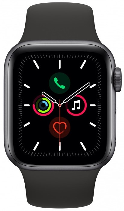 Умные часы Apple Watch Series 5, 40 мм, Серый космос детальное изображение - 2