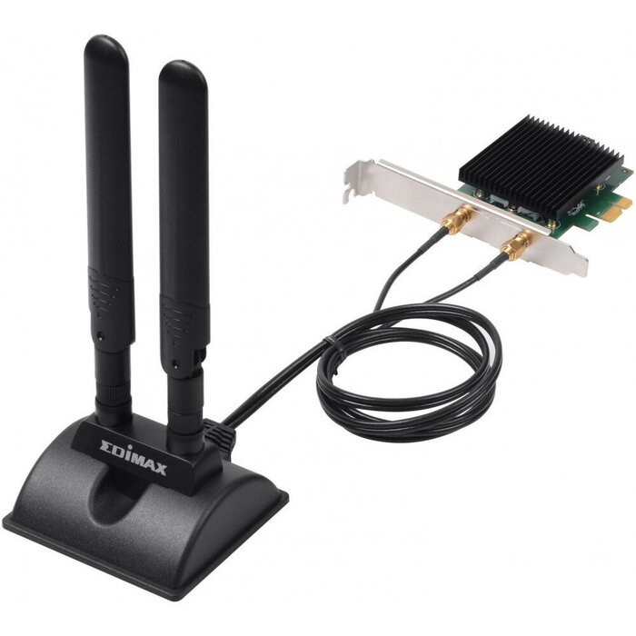 Wi-Fi адаптер Edimax EW-7833AXP, Wi-Fi 4 + Bluetooth 5.0, Черный №3