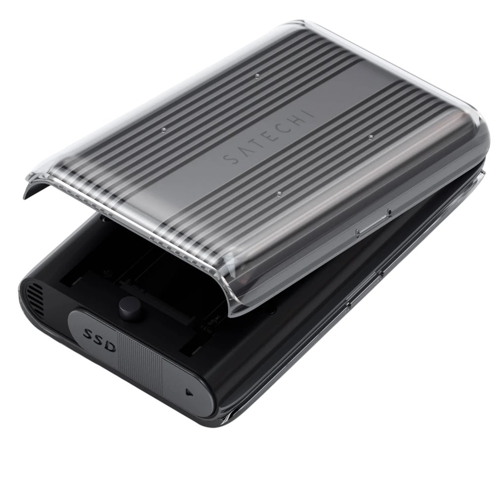 Внешний корпус для SSD M.2 Satechi USB4 NVMe SSD Pro Enclosure ST-EU4NPM, Серый детальное изображение - 2
