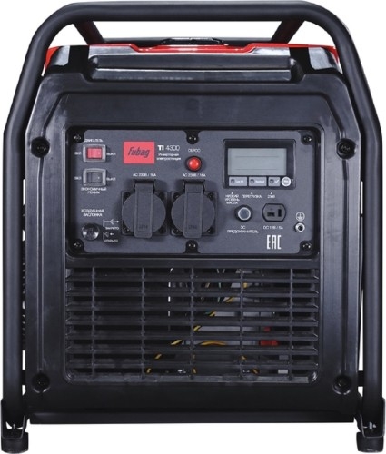 Генератор бензиновый FUBAG TI 4300 641025, 3.8 кВт, Красный детальное изображение - 2