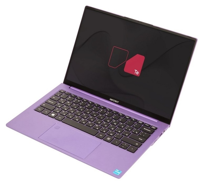 Ноутбук Inferit Compact 14", Intel Core i5 1240P, RAM 16 ГБ, Фиолетовый, SSD 512 ГБ, Intel Iris Xe Graphics, Windows 11 Home №2