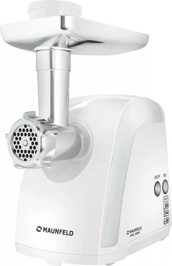 Мясорубка MAUNFELD MMG.2000W, Белый детальное изображение - 1