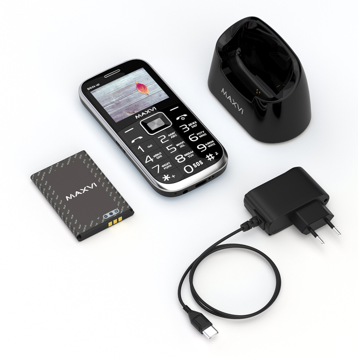 Мобильный телефон MAXVI B6ds up, 32 Мб, Черный, Dual mini-SIM №6