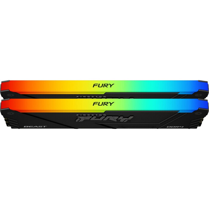Оперативная память Kingston Fury Beast RGB DDR4 3600MHz, KF436C17BB2AK2/16, 2x8 Гб KIT, 16 Гб №3