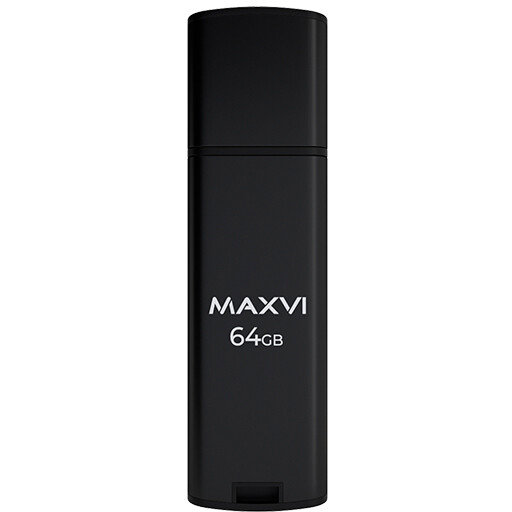 USB Flash накопитель MAXVI MP2 64 ГБ, черный детальное изображение - 3