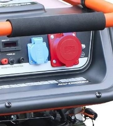 Генератор бензиновый ZONGSHEN KB 9003 E 1T90DF801, 6.4 кВт, Оранжевый детальное изображение - 2