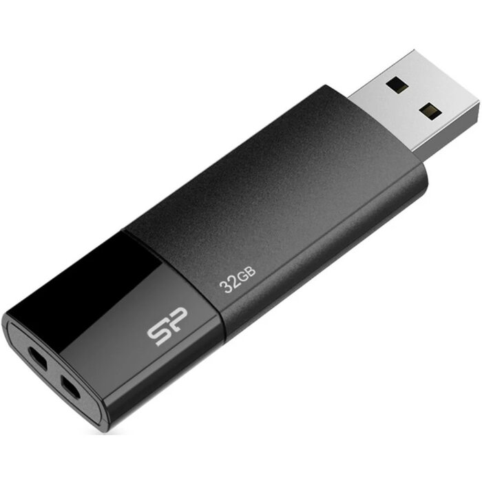 USB Flash накопитель Silicon Power Ultima U05 (SP032 ГБUF2U05V1K) 32 ГБ, черный №1