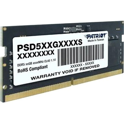 Оперативная память Patriot Signature Line SO-DIMM DDR5 5600MHz, PSD516G560081S, 16 Гб детальное изображение - 2