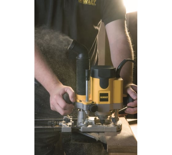 Фрезер DEWALT DW 621, 1100 Вт, Желтый детальное изображение - 9