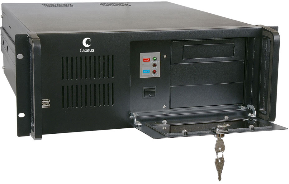 Серверный корпус Cabeus CL-407L, без БП, Черный детальное изображение - 2