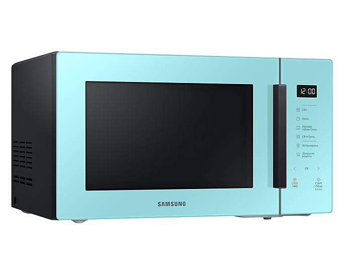 Микроволновая печь Samsung Bespoke MG30T5018AN, Голубой детальное изображение - 2