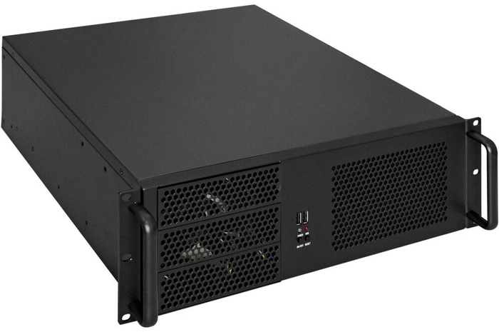 Серверный корпус ExeGate Pro 3U390-08/1000ADS, 1000 Вт, Черный №1