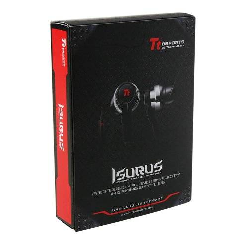 Проводные наушники Thermaltake Tt eSports Isurus, Красный детальное изображение - 3