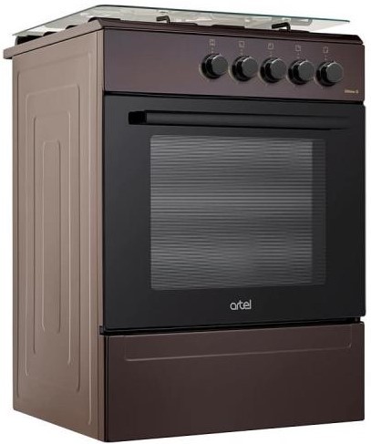 Плита Artel Ottima G, Коричневый детальное изображение - 2
