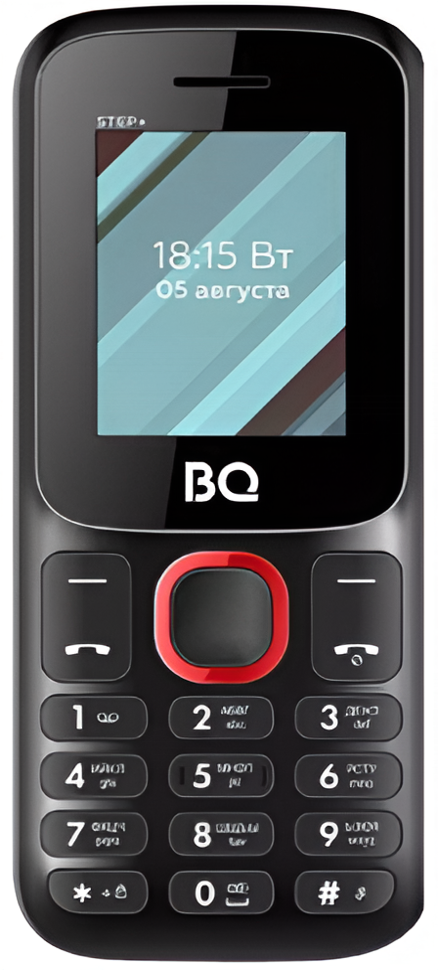 Мобильный телефон BQ 1848 Step+, 32 Мб, Черный/Красный, Dual mini-SIM детальное изображение - 2