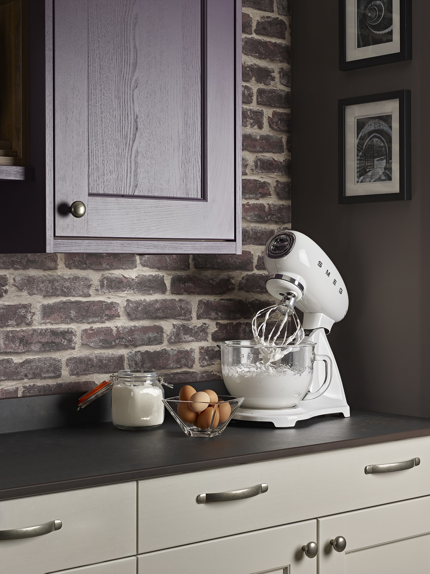 Планетарный миксер Smeg SMF02WHEU, Белый детальное изображение - 3