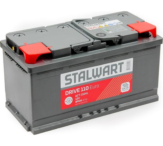 Аккумулятор Stalwart Drive 6СТ-110.0 STD, Обратная полярность, 110 А*ч детальное изображение - 1