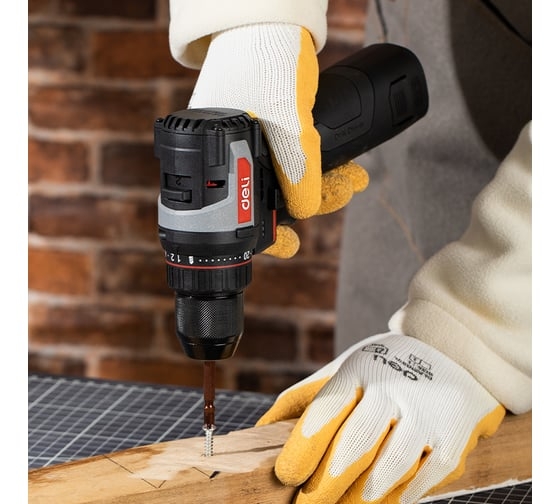 Аккумуляторная дрель-шуруповерт DELI DE-DZ16-1D2, 16 В, 45 Нм, 2 А·ч, 163688 детальное изображение - 13