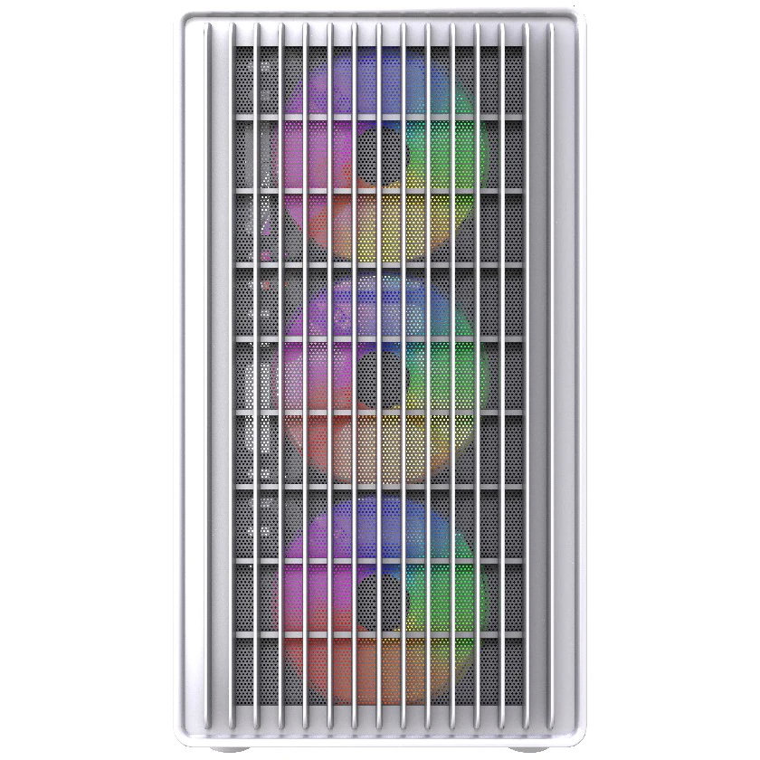 Корпус Powercase Mistral Micro C4W ARGB, Белый детальное изображение - 2