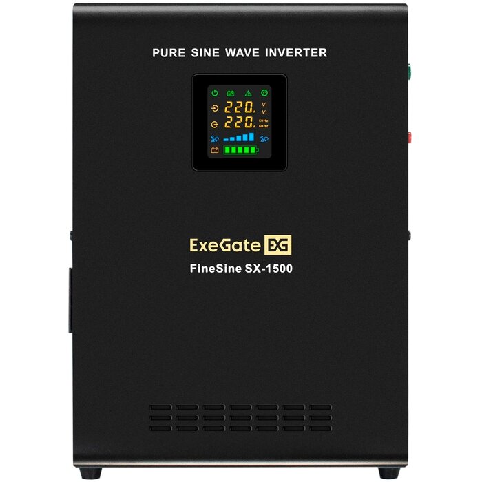 ИБП ExeGate FineSine SX-1500.LCD.AVR.2SH + 2x DT 1275 (75Ач) + батарея №2