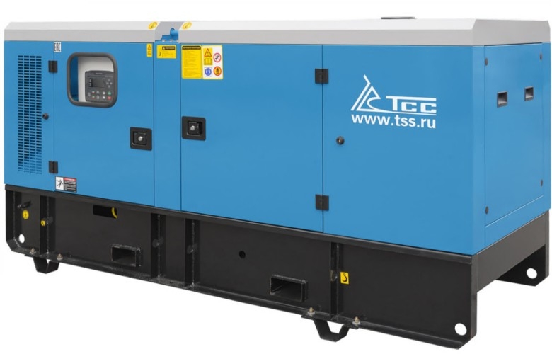 Генератор дизельный ТСС АД-40C-T400-1PKM11 (TTD 55TS ST) 040045, в кожухе, 40 кВт, Синий детальное изображение - 1
