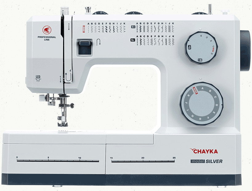 Швейная машина Chayka Silver, Черный детальное изображение - 2