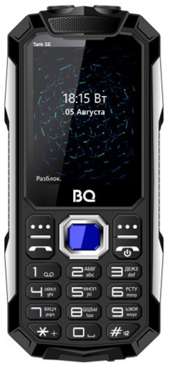 Мобильный телефон BQ 2432 Tank SE, 32 Мб, Черный, Dual mini-SIM детальное изображение - 3