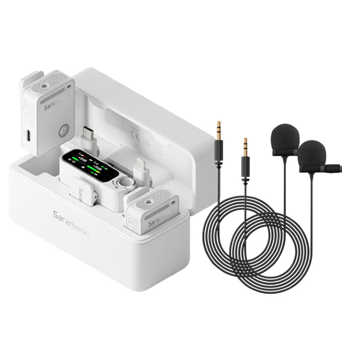 Радиосистема Saramonic Ultra + 2 петличных микрофона, Черный №1