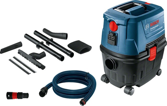 Строительный пылесос Bosch Professional GAS 15 PS, Синий №2