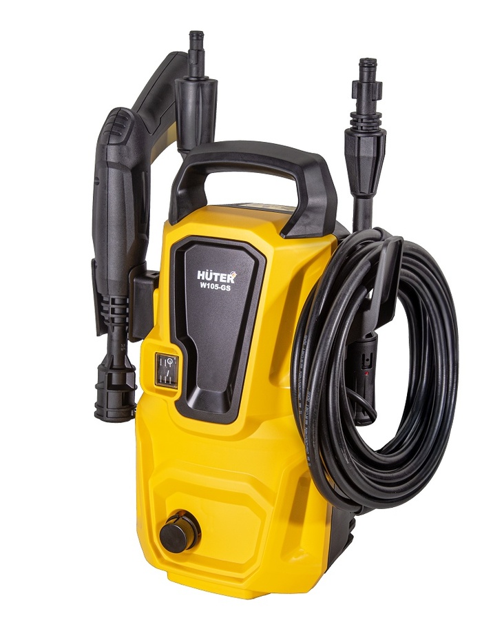 Мойка высокого давления HUTER W105-GS, 1.4 кВт, 105 бар, Желтый №2