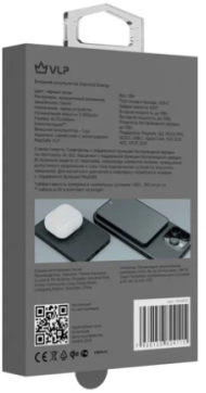 Внешний аккумулятор VLP Diamond Energy MagSafe Qi2, 5000 мАч, Черный детальное изображение - 4