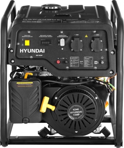 Генератор бензиновый HYUNDAI HHY 5020F, 4 кВт, Черный детальное изображение - 2