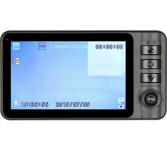 Видеорегистратор DIGMA FreeDrive 109 TRIPLE, 2-х канальный, 1920x1080 Full HD dpi, MicroSD, 32 ГБ, Черный детальное изображение - 3