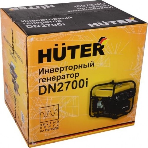Генератор бензиновый HUTER DN2700i 64/10/6, 2.2 кВт, Желтый детальное изображение - 7