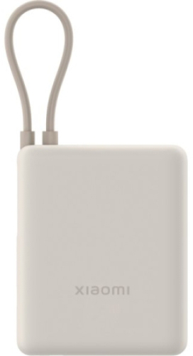 Внешний аккумулятор Xiaomi 33W Power Bank (встроенный кабель) (BHR9822GL), 10000 мАч, Белый детальное изображение - 2