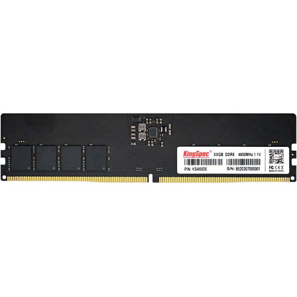 Оперативная память KingSpec DDR5 4800MHz, KS4800D5P11008G, 8 Гб детальное изображение - 1