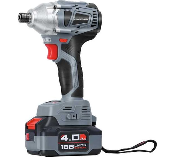 Аккумуляторный винтоверт беcщеточный импульсный Profipower MKDTD-18V (Li-ion-2шт, 4.0Ач, З/У speed, кейс) E0082, 18 В детальное изображение - 1