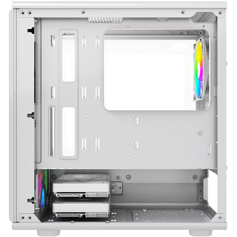 Корпус Powercase Mistral Micro C4W ARGB, Белый детальное изображение - 5