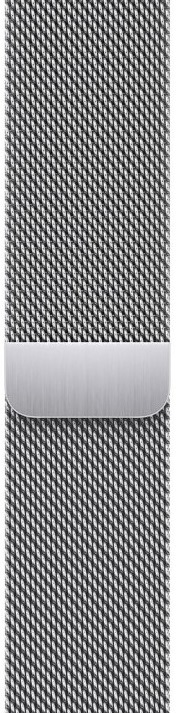 Умные часы Apple Watch Series 8 Silver Stainless Steel, Silver Milanese Loop 45 мм, Серебристый детальное изображение - 3