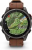 Смарт-часы Garmin Fenix 8 Pro AMOLED DLC, 51 мм, угольно-серый, черный силиконовый ремешок вариант - 8
