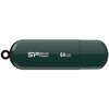 USB Flash накопитель Silicon Power LuxMini 320 (SP064 ГБUF2320V1N) 64 ГБ, зеленый вариант - 1